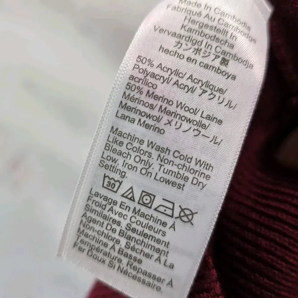 J. Crew approximate measurements